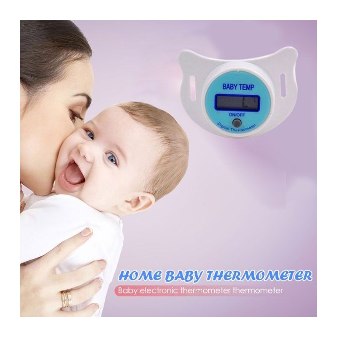 Thermomètre à sucette numérique avec affichage LCD pour Bébé